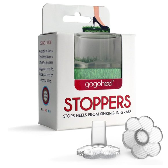 GoGoHeel STOPPERS Heel Protectors - Stops Sinking into Grass (Small) - Picture 1 of 13